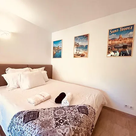 شقة Jardin Privatif 300m De La سانت ماكسيم