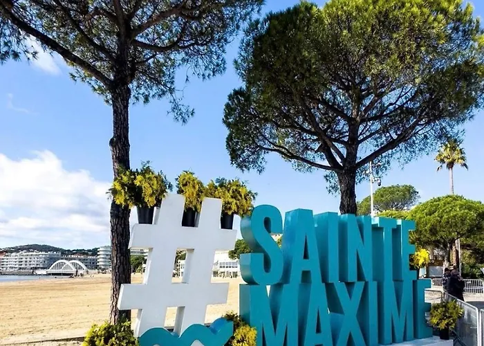 شقة Jardin Privatif 300m De La سانت ماكسيم